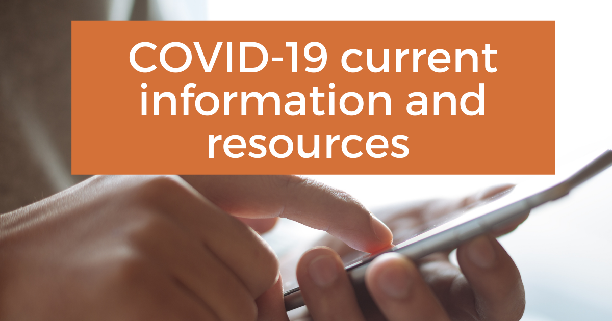 Current COVID-19 information and resources - updated 19/08/2021 - Post Image
